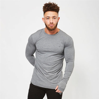 Eco-Friendly Long-Sleeved T-Shirt for Men | Sustainable & Comfortable | Stylish Everyday Wear