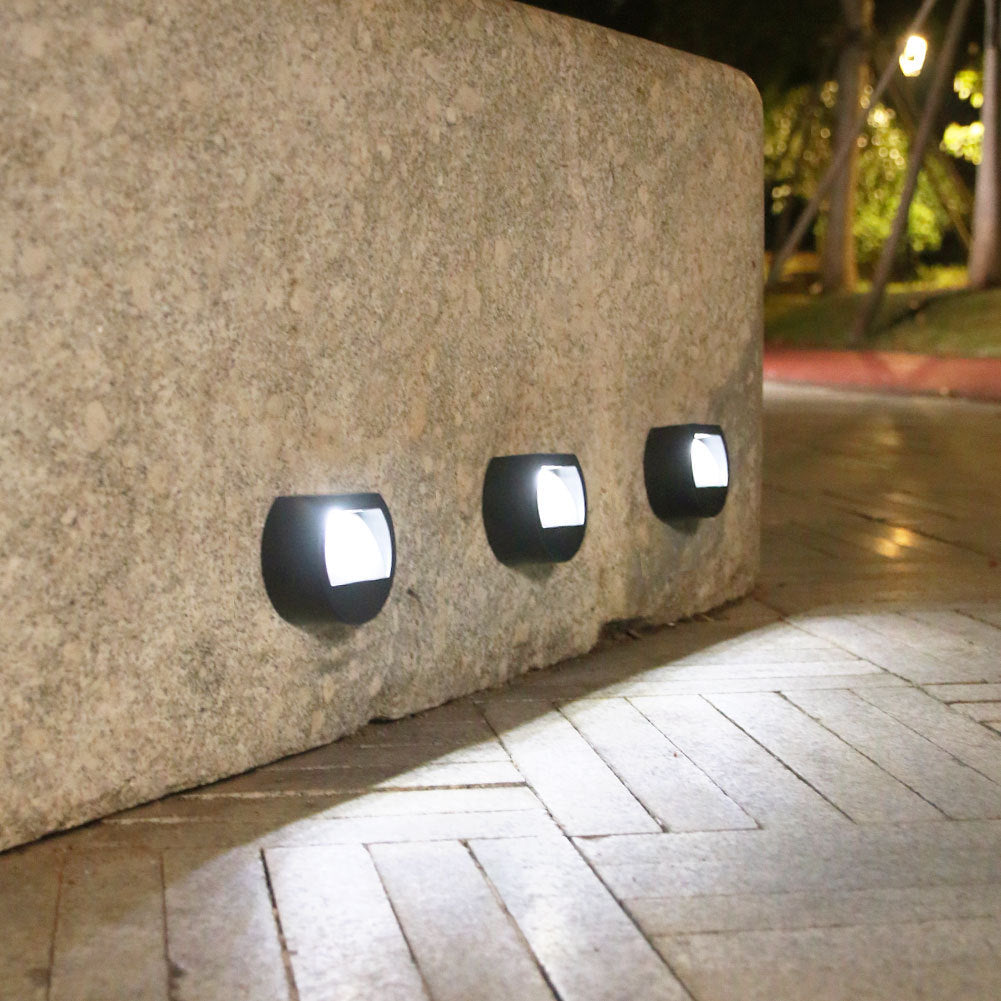 Solar Outdoor Stair Wall Lamp Step Light