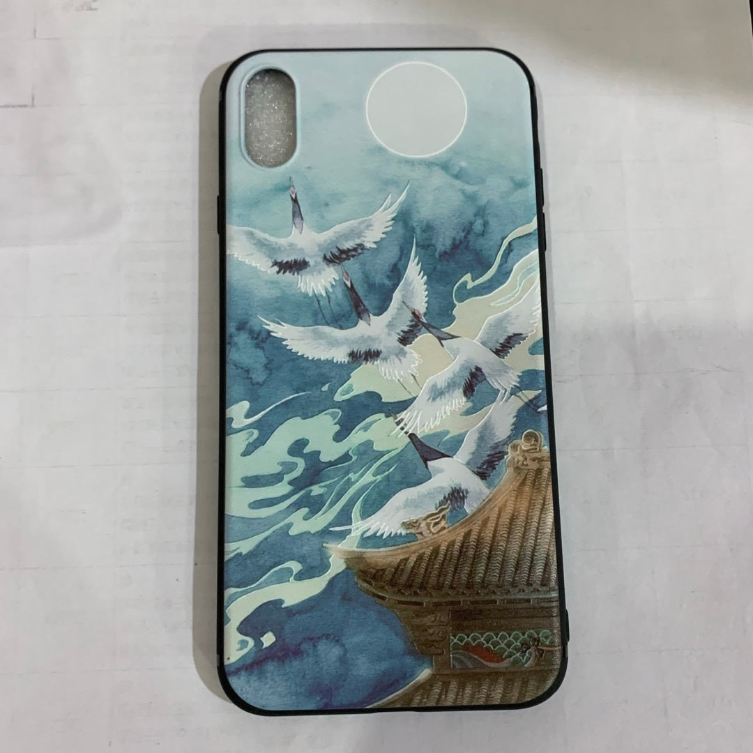 Relief soft shell mobile phone case