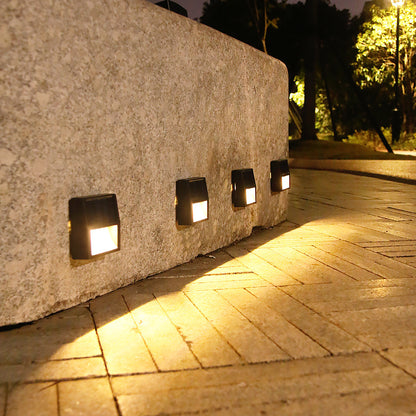 Solar Outdoor Stair Wall Lamp Step Light