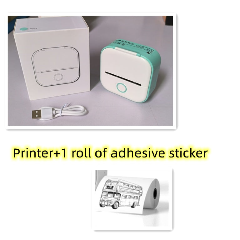 Portable Mini Thermal Label Printer | Home & Photo Printer | Bluetooth Price Tag Printer