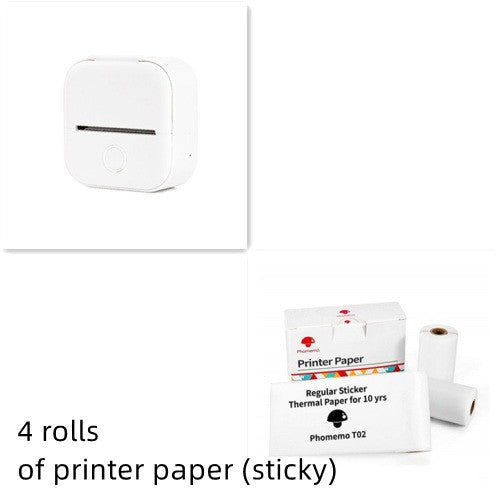 Portable Mini Thermal Label Printer | Home & Photo Printer | Bluetooth Price Tag Printer