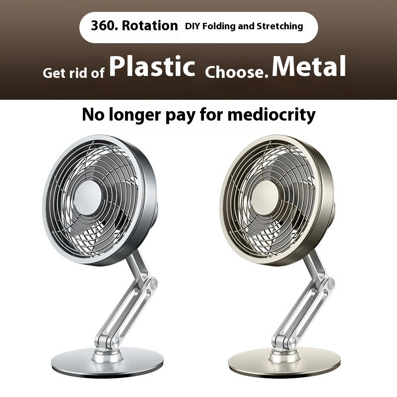 360 Degrees Rotatable Electric Fan Folding