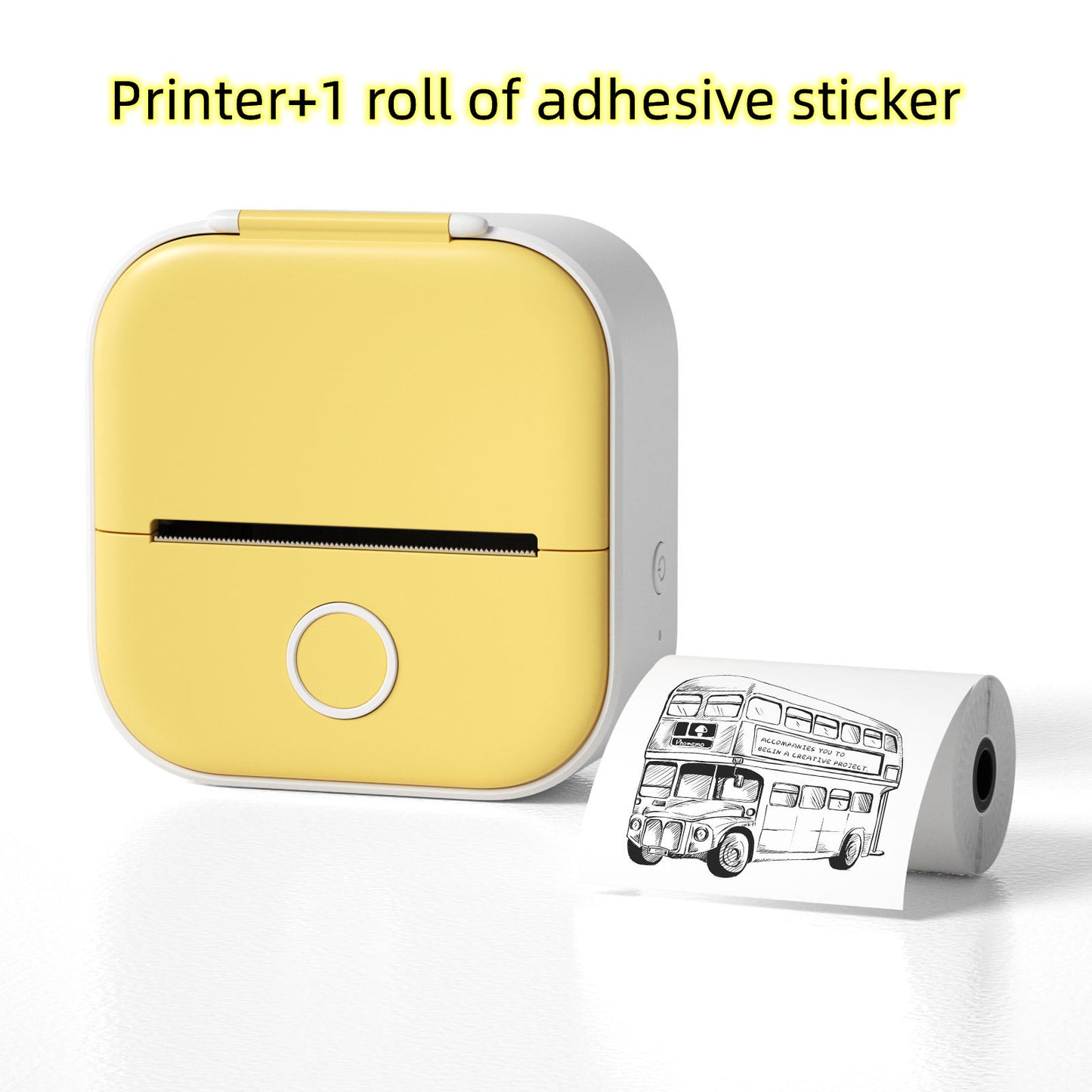 Portable Mini Thermal Label Printer | Home & Photo Printer | Bluetooth Price Tag Printer