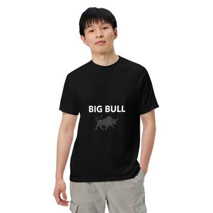 Big Bull Trading T-Shirt | Powerful Bull Silhouette Design for Traders | Market Strength and ConfidenceUnisex garment-dyed heavyweight t-shirt