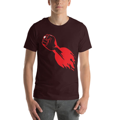 Motivational T-Shirt with Rising Hand Graphic | Inspirational Tee