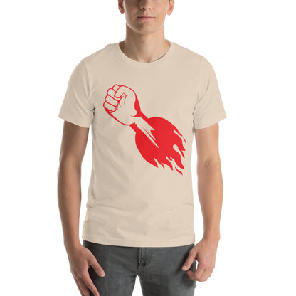 Motivational T-Shirt with Rising Hand Graphic | Inspirational Tee